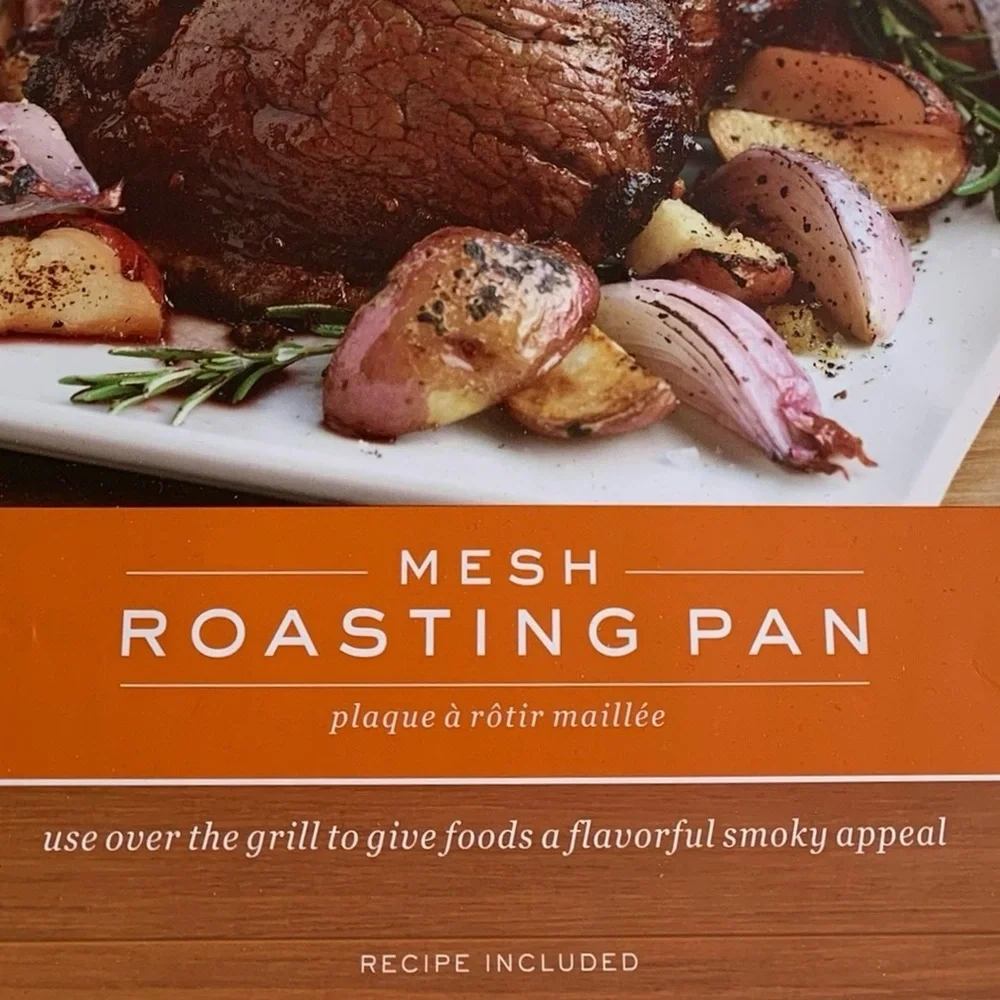 Williams Sonoma Stainless Steel Mesh Roasting Pan With Handles (Gas Grilling)
